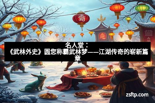 名人堂：《武林外史》圆您称霸武林梦——江湖传奇的崭新篇章
